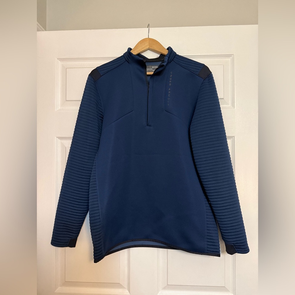 Men’s Under Armour Navy Blue 1/4 Zip Pullover - Medium